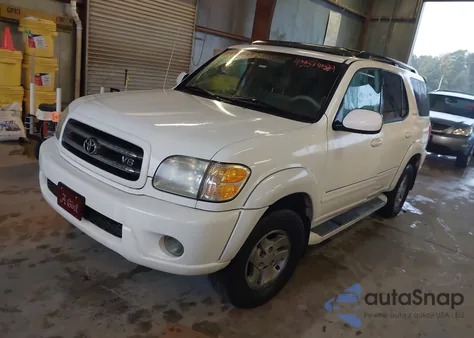 2002 Toyota Sequoia Limited V8 from USA, damaged, VIN 5TDZT38AX2S062597